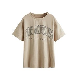 Los Angeles comfy oversized tee shirt.